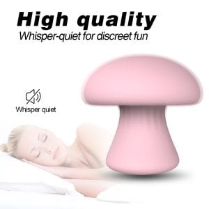 Powerful Mini Mushroom Female Wand Massager