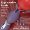Morph Wand - three interchangeable silicone heads
