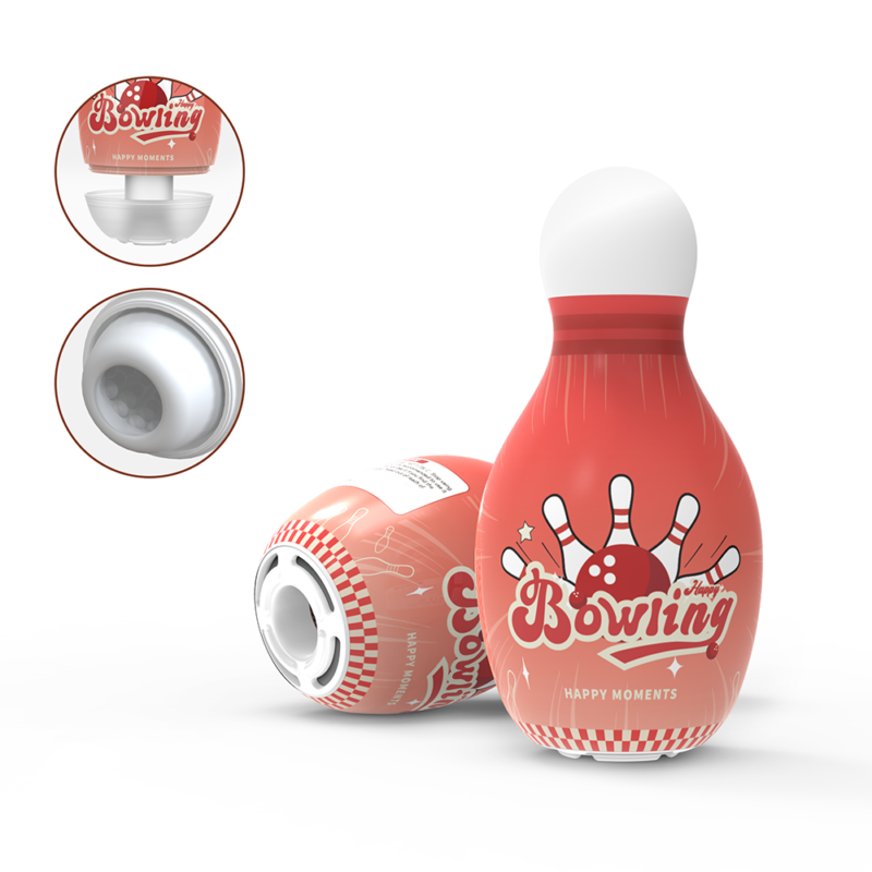 Happy Bowling - white background bowling case